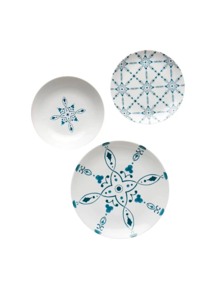 GUZZINI SERVIZIO PIATTI 18 PEZZI - SORRENTO