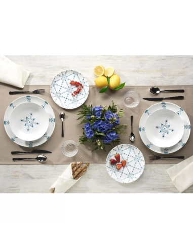 GUZZINI SERVIZIO PIATTI 18 PEZZI - SORRENTO