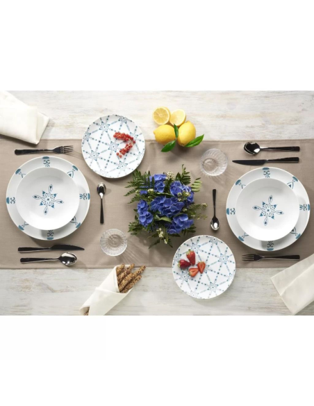 GUZZINI SERVIZIO PIATTI 18 PEZZI - SORRENTO