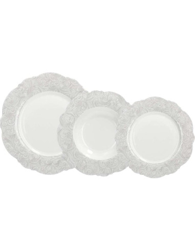 ANDREA FONTEBASSO SERVIZIO PIATTI 22 PEZZI -...