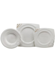 ANDREA FONTEBASSO SERVIZIO PIATTI 39 PEZZI - AQUA EDEN