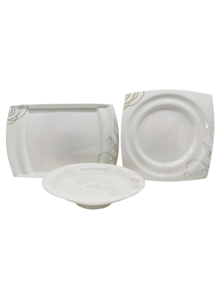 ANDREA FONTEBASSO SERVIZIO PIATTI 39 PEZZI - AQUA EDEN