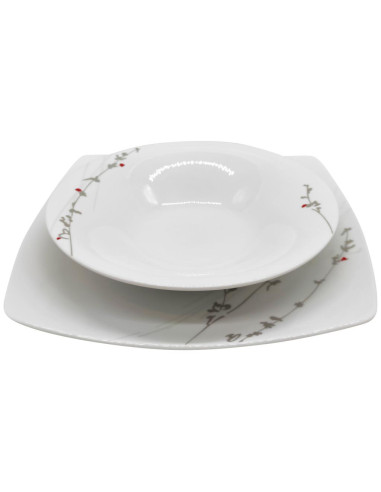 ANDREA FONTEBASSO SERVIZIO PIATTI 55 PEZZI -...