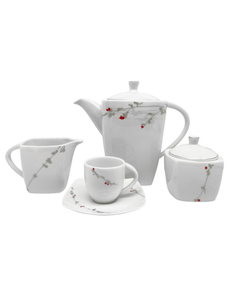 ANDREA FONTEBASSO SERVIZIO PIATTI 55 PEZZI - ENERGY FLORAL