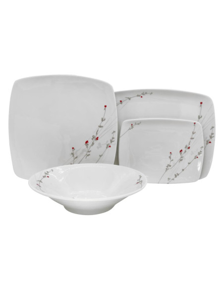 ANDREA FONTEBASSO SERVIZIO PIATTI 55 PEZZI - ENERGY FLORAL