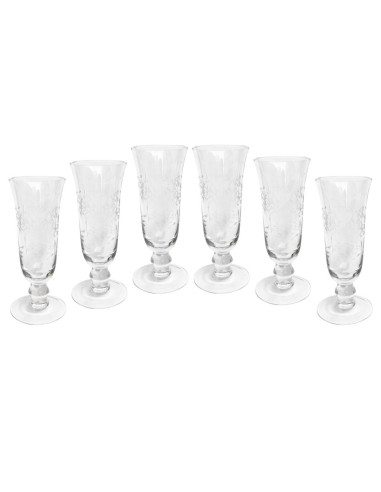 ANDREA FONTEBASSO SET 6 CALICI FLUTE 18 CL -...