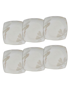 ANDREA FONTEBASSO SET 6 PIATTI DESSERT 20 X 20 CM -...