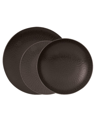 ARTHUR KRUPP SET 6 PIATTI TAVOLA  - ONYX