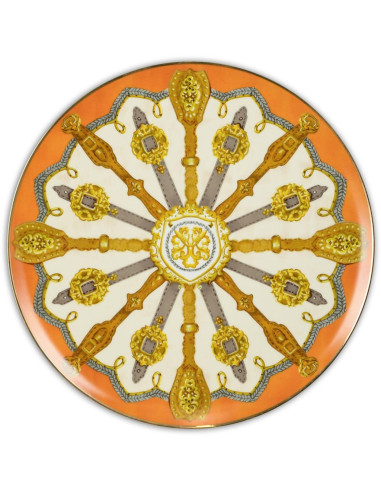 BACI MILANO PIATTO TORTA 31 CM - HORSES