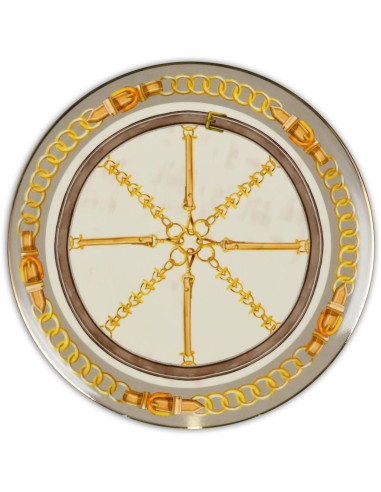 BACI MILANO SERVIZIO DI PIATTI 18 PEZZI - HORSES