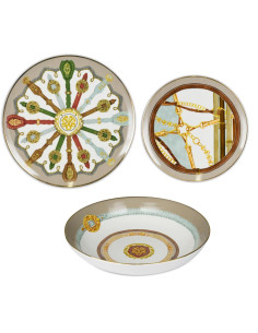 BACI MILANO SERVIZIO DI PIATTI 18 PEZZI - HORSES