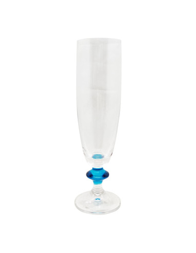 BOHEMIA SET 5 CALICI FLUT 21 CL IN CRISTALLO -...