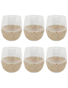 BOHEMIA SET 6 BICCHIERI ACQUA 41 CL IN CRISTALLO - JASMINE