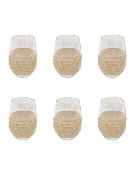 BOHEMIA SET 6 BICCHIERI LIQUORE 6 CL IN CRISTALLO - JASMINE