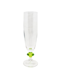 BOHEMIA SET 6 CALICI FLUT 21 CL IN CRISTALLO - ROSY 2