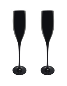 CESARE PACIOTTI SET 2 CALICI FLUTE IN CRISTALLO 20 CL -...