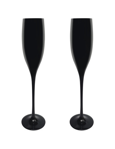 CESARE PACIOTTI SET 2 CALICI FLUTE IN CRISTALLO...