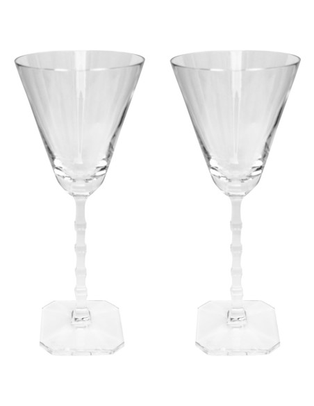CESARE PACIOTTI SET 2 CALICI VINO IN CRISTALLO 21,5 CL - DECO'