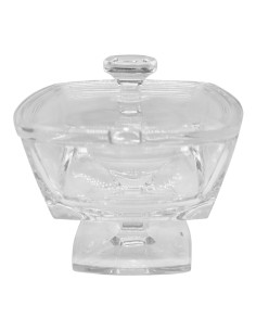 COLLEVILCA FORMAGGIERA IN CRISTALLO 11,5 X 11,5 CM - LHASA