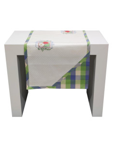 COLLEZIONI LUCIA RUNNER 57 X 130 CM RICAMATO CON 2...