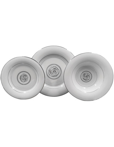 DANKOTUWA SERVIZIO PIATTI ELEGANTE 107 PEZZI -...