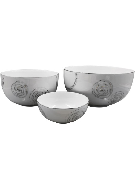 DANKOTUWA SERVIZIO PIATTI ELEGANTE 107 PEZZI - LUCE PLATINO