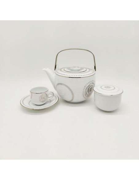 DANKOTUWA SERVIZIO PIATTI ELEGANTE 107 PEZZI - LUCE PLATINO