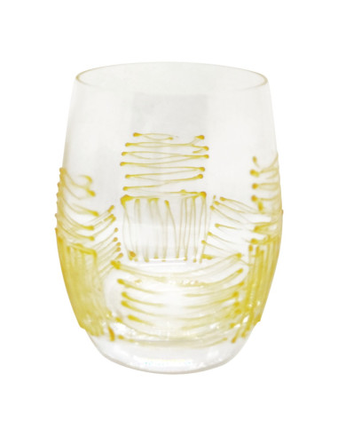 DIESSETTI SET 6 BICCHIERI ACQUA 34 CL - GEOMETRIC