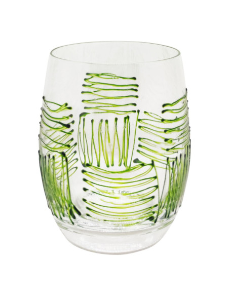 DIESSETTI SET 6 BICCHIERI ACQUA 34 CL - GEOMETRIC