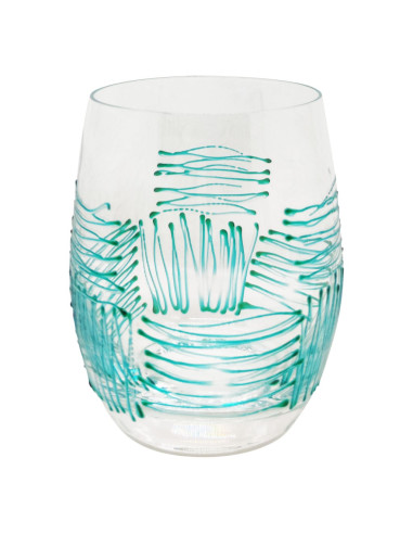 DIESSETTI SET 6 BICCHIERI ACQUA 34 CL - GEOMETRIC