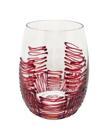 DIESSETTI SET 6 BICCHIERI VINO 25 CL - GEOMETRIC