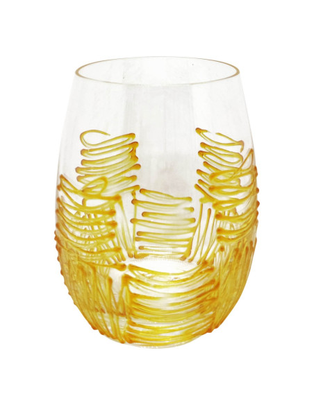 DIESSETTI SET 6 BICCHIERI VINO 25 CL - GEOMETRIC