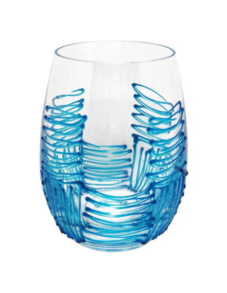 DIESSETTI SET 6 BICCHIERI VINO 25 CL - GEOMETRIC