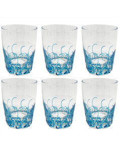 DIESSETTI SET 6 BICCHIERI VINO 25 CL - KORAL