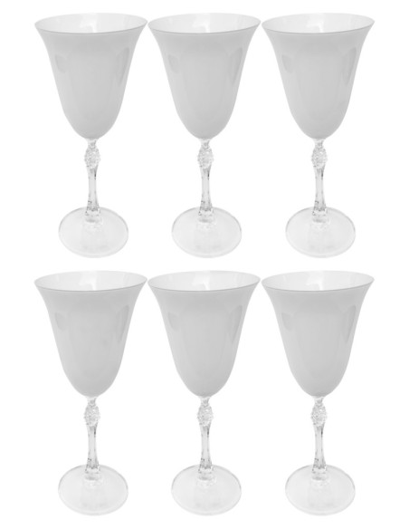 DIESSETTI SET 6 CALICI ACQUA IN CRISTALLO 300 ML - VANESSA