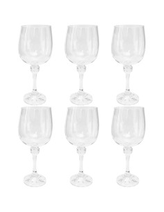 DIESSETTI SET 6 CALICI ACQUA IN VETRO 34 CL - JULIA