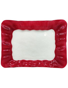 DIESSETTI VASSOIO RETTANGOLARE 29 X 31 CM IN VETRO - NUBY