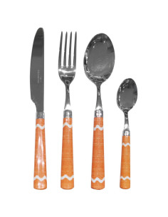 DOMUS & DESIGN SET 12 POSATE TAVOLA - ZIG ZAG