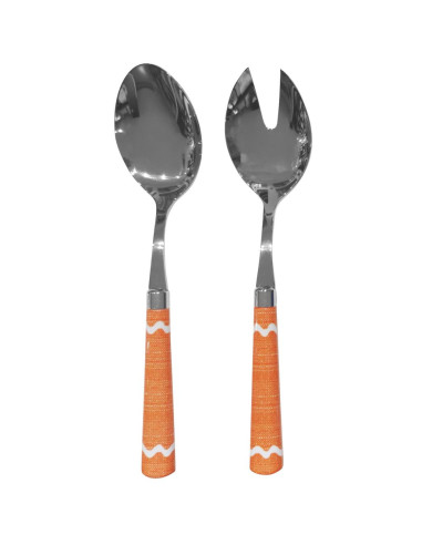 DOMUS & DESIGN SET 2 POSATE A SERVIRE - ZIG ZAG