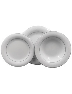 DOMUS SERVIZIO PIATTI 70 PEZZI - WIGGY PLATINUM