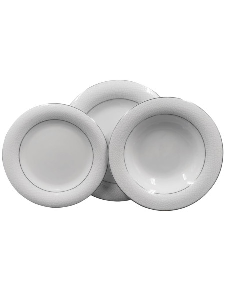 DOMUS SERVIZIO PIATTI 70 PEZZI - WIGGY PLATINUM