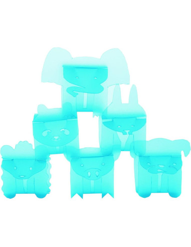 E-MY SET 6 ALLACCIA TOVAGLIOLI - ANIMAL PARTY