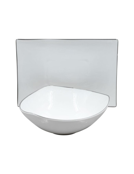 EVVIVA SERVIZIO PIATTI 52 PEZZI - ELISABETH PLATINUM