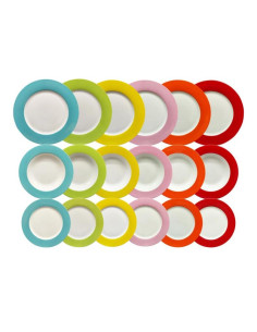 EVVIVA SERVIZIO TAVOLA 18 PZ - REAL ARIEQUIN