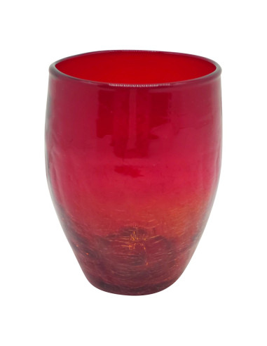 IVAT BICCHIERE ACQUA 36 CL IN VETRO - ICE ROSSO...