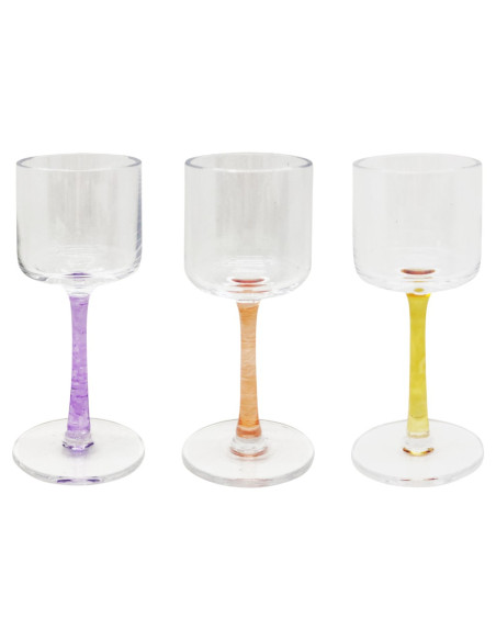 IVAT SET 3 CALICI LIQUORE 5 CL IN VETRO - SAMBA