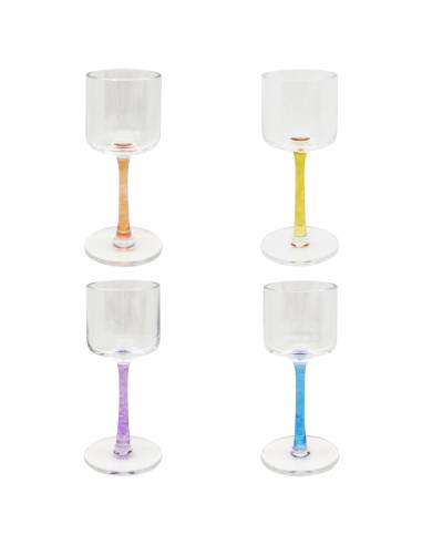 IVAT SET 4 CALICI LIQUORE 5 CL IN VETRO - SAMBA