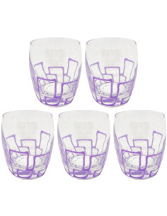 IVAT SET 5 BICCHIERI VINO IN VETRO 20 CL - MENU