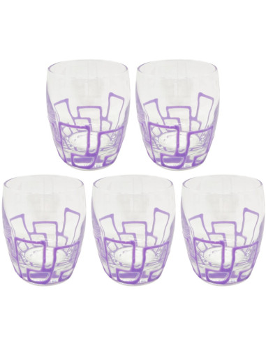 IVAT SET 5 BICCHIERI VINO IN VETRO 20 CL - MENU