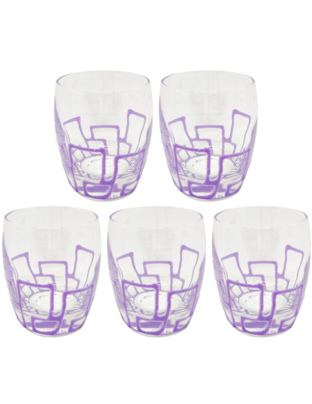 IVAT SET 5 BICCHIERI VINO IN VETRO 20 CL - MENU